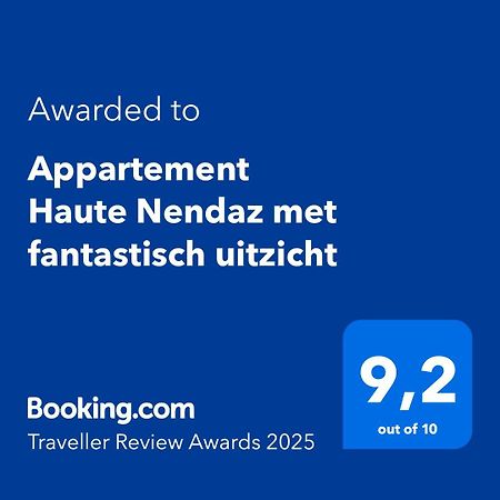 Appartement Haute Nendaz Met Fantastisch Uitzicht Extérieur photo
